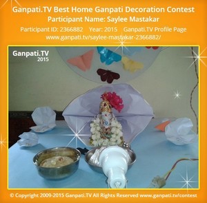 Saylee Mastakar Home Ganpati Picture