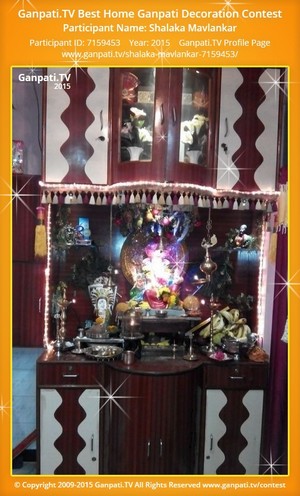 Shalaka Mavlankar Home Ganpati Picture