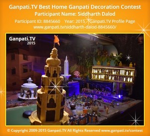 Siddharth Dalod Home Ganpati Picture