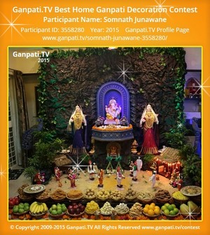 Somnath Junawane Home Ganpati Picture