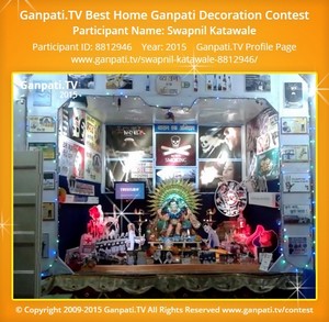 Swapnil Katawale Home Ganpati Picture