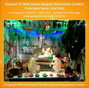 Viral Patel Home Ganpati Picture