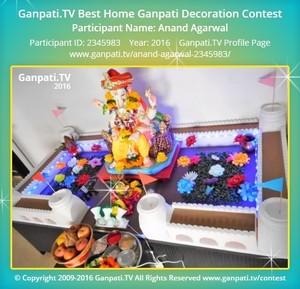 Anand Agarwal Home Ganpati Picture