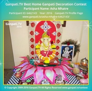 Asha Mhatre Home Ganpati Picture