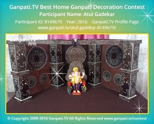 Atul Gadekar Home Ganpati Picture