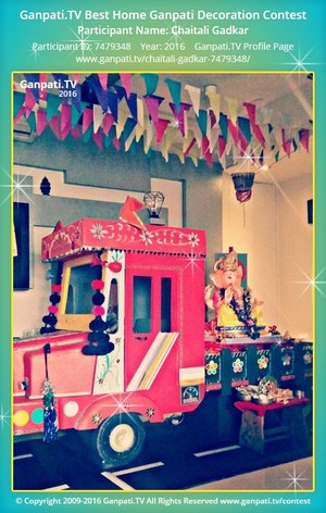 Chaitali Gadkar Home Ganpati Picture