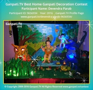 Devendra Parab Home Ganpati Picture