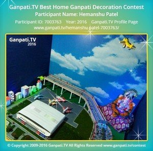 Hemanshu Patel Home Ganpati Picture