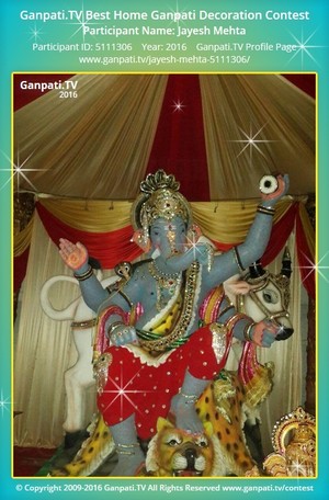 Jayesh Mehta Home Ganpati Picture