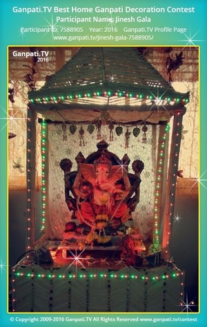 Jinesh Gala Home Ganpati Picture