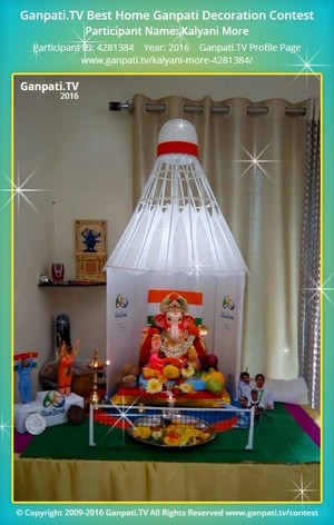 Kalyani More Home Ganpati Picture