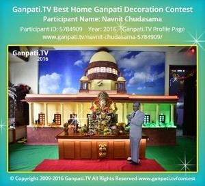 Navnit Chudasama Home Ganpati Picture