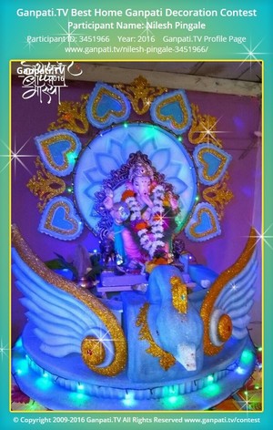 Nilesh Pingale Home Ganpati Picture