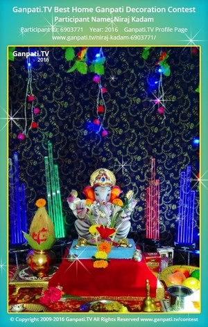 Niraj Kadam Home Ganpati Picture