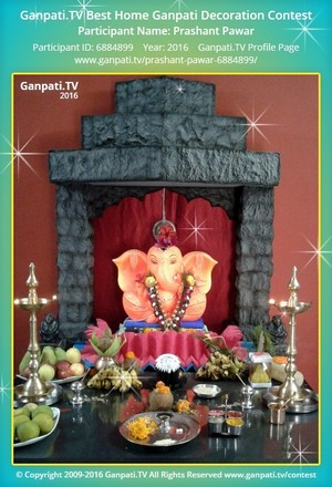 Prashant Pawar Home Ganpati Picture