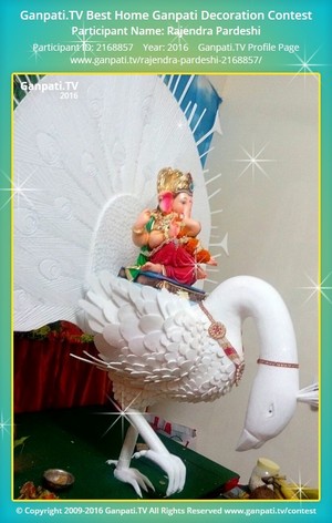 Rajendra Pardeshi Home Ganpati Picture