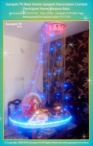 Ranjana Balai Home Ganpati Picture