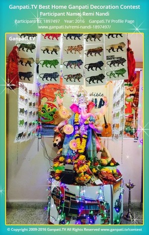 Remi Nandi Home Ganpati Picture