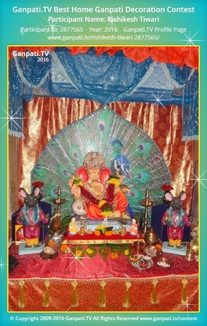 Rishikesh Tiwari Home Ganpati Picture