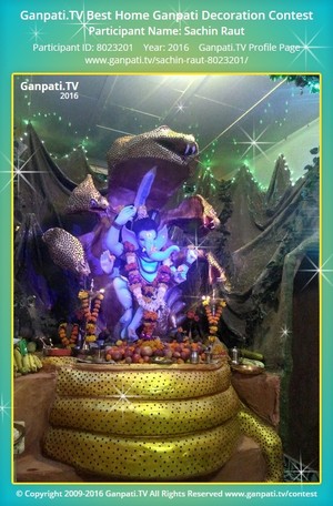 Sachin Raut Home Ganpati Picture