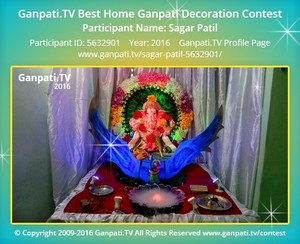 Sagar Patil Home Ganpati Picture