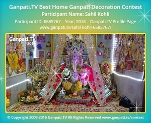 Sahil Kohli Home Ganpati Picture