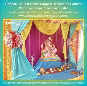 Shantanu Ghodke Home Ganpati Picture