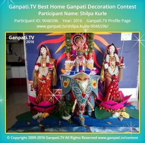 Shilpa Kurle Home Ganpati Picture