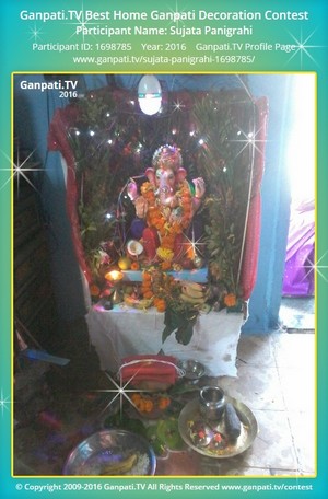 Sujata Panigrahi Home Ganpati Picture