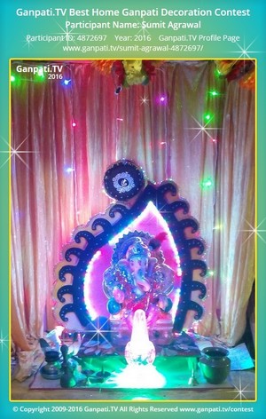 Sumit Agrawal Ganpati Decoration