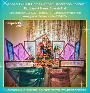 Suyash Atal Home Ganpati Picture