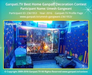 Umesh Gangwani Home Ganpati Picture