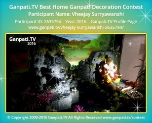 Vheejay Surryawanshi Home Ganpati Picture